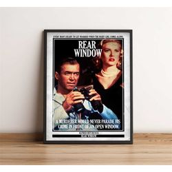 rear window | cult film poster | vintage
