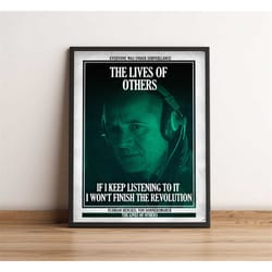 the lives of others | cult film poster