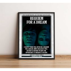 requiem for a dream | cult film poster