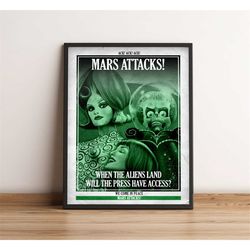 mars attacks | cult film poster | vintage