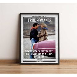 true romance | cult film poster | vintage