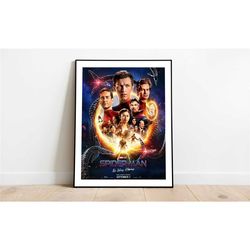 framed spider-man: no way home poster, marvel movie
