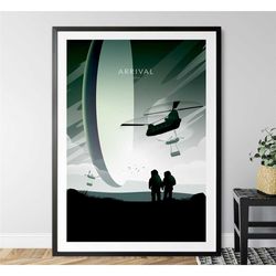 arrival film poster | minimalist poster | geek
