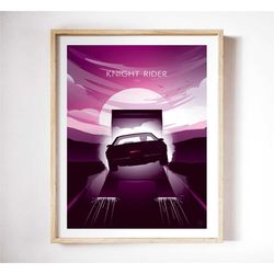 knight rider poster | minimalist poster | geek