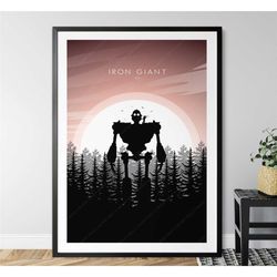 iron giant | minimalist poster | geek decor