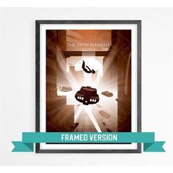 the fifth element framed movie print, wall art,