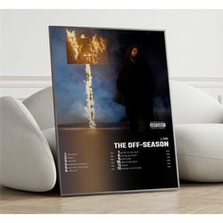 j cole - the off-season album cover poster,