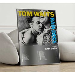 tom waits - rain dogs album cover poster