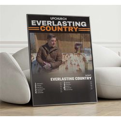 upchurch - everlasting country album cover poster wall