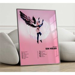 kali uchis - sin miedo album cover poster