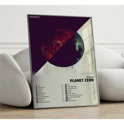 shinedown - planet zero album cover poster wall