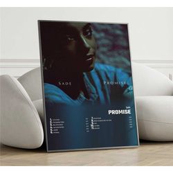 sade - promise album cover poster wall art,