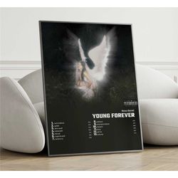 nessa barrett - young forever album cover poster