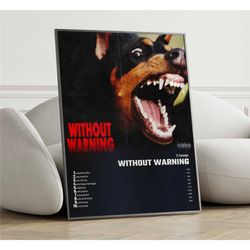 21 savage - without warning album cover poster