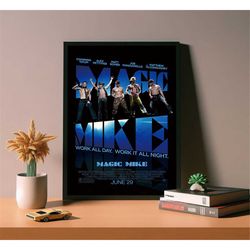 magic mike movie poster, high quality canvas poster,