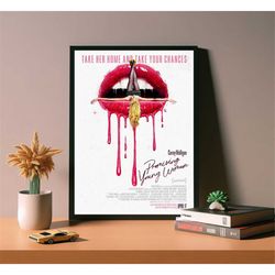 promising young woman movie poster, high quality canvas