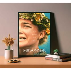 midsommar movie poster, high quality canvas poster, midsommar