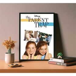 the parent trap movie poster, high quality canvas