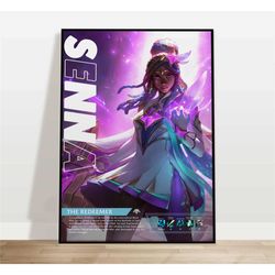 senna | custom league of legends poster |