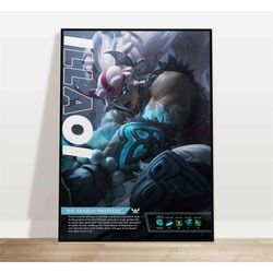 illaoi | custom league of legends poster |