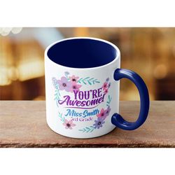 personalized teacher coffee mug | coffee lover gift