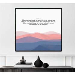 when you pass through waters | bible verse