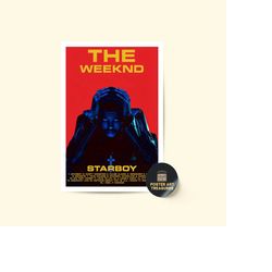 the weeknd - starboy album poster / room decor / music decor / music gifts / the weeknd print / aesthetic posters