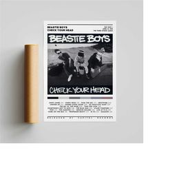 beastie boys - check your head album poster / album cover poster / room decor / music decor / music gifts / beastie boys