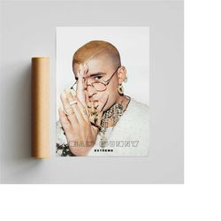 bad bunny poster | album cover art | wall art | home decor
