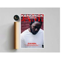 kendrick lamar - damn album poster / room decor / music decor / music gifts / kendrick lamar poster
