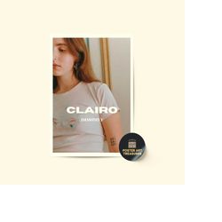 clairo - immunity album poster / room decor / music decor / music gifts / clairo art