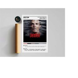 dexter tv poster / 3 colors 1 price / tv show poster / poster print / custom poster / home decor / wall design / tv show