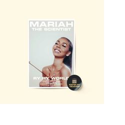 mariah the scientist - ry ry world album poster / room decor / music decor / music gifts / mariah the scientist art