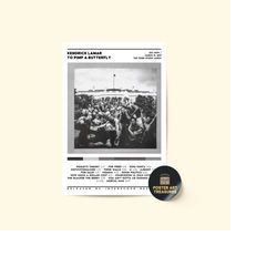 kendrick lamar - to pimp a butterfly album poster / album cover poster / poster print / wall art / custom poster / home