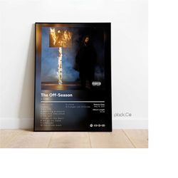 j cole - the off season - custom album print - hip hop wall art - j cole print - custom album cover - j cole poster - cu