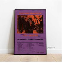future - the wizrd - hip hop album poster - custom album cover - future rapper print - custom album poster - future prin