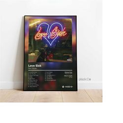 don toliver - love sick - custom album print - hip hop wall art - custom album cover - don toliver print - custom album