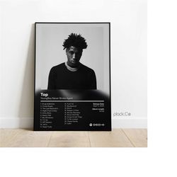 nba youngboy - top - hip hop wall art - custom album poster - youngboy never broke again poster - custom album cover - h