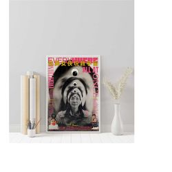 everything everywhere all at once poster - dan kwan - minimalist movie poster - vintage retro art print - custom poster