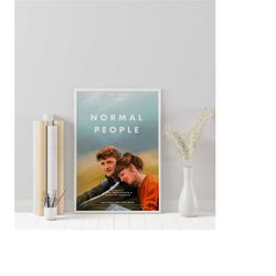 normal people poster - lenny abrahamson - minimalist tv series poster - vintage retro art print - custom poster - wall a