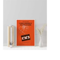 eternal sunshine of the spotless mind - minimalist movie poster - vintage retro art print - custom poster - wall art pri