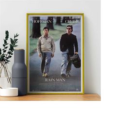 rain man movie poster- high quality canvas art print - room decoration - art poster for gift