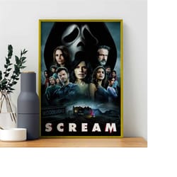 scream movie poster, wall art pictures,persinalised print images for bedroom living room