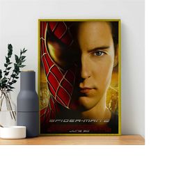 spider-man 2 movie poster, wall art for home decorating, superhero poster, living room posters bedroom painting unframed