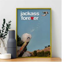 jackass forever movie poster, canvas film posters wall decor, bedroom decor sports landscape office room decor gift
