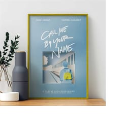 call me by your name movie poster print, canvas wall art, room decor, movie art, gifts for him/her, room decor