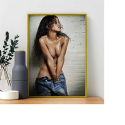 rihanna poster | music poster | music lover | home decoration | wall decoration | digital poster | canvas poster printed