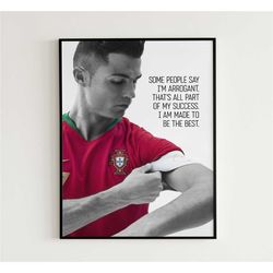 cristiano ronaldo poster soccer jersey portugal cr7 poster