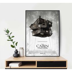 the cabin in the woods movie poster art