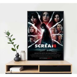 scream 6 horror movie poster art movie wall
